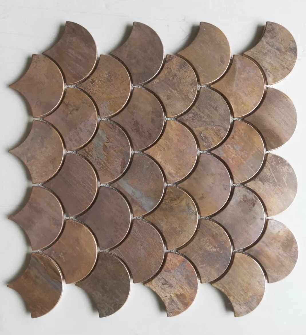 Медная металлическая мозаичная плитка в старинном стиле | Обустройство дома