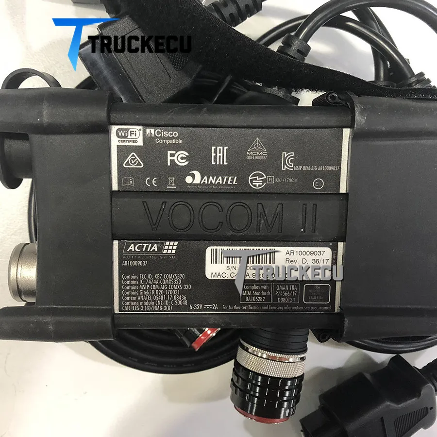 

for-Volvo Vocom II 88894000+V2.7 PTT dev2 Premium VOCOM 2+Impact for-volvo truck excavator loader diagnostic tool+CF19 laptop