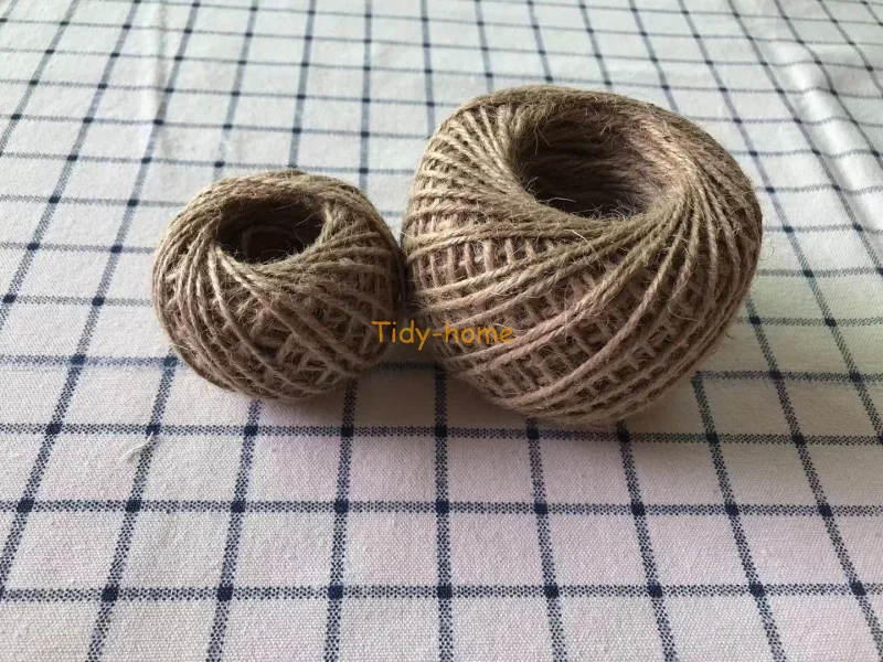 100 ярдов натуральный пеньковый Канат из натурального джутового шпагата джутовый