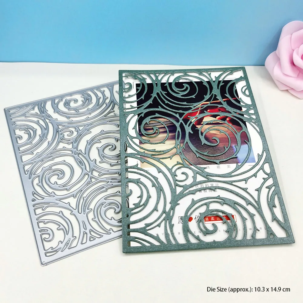 

Cane Vine Cutting Dies Scrapbooking DIY Cut Die Mold Fustelle Album Card Decorative Crafts Embossing Folder Clear Stamps And Die