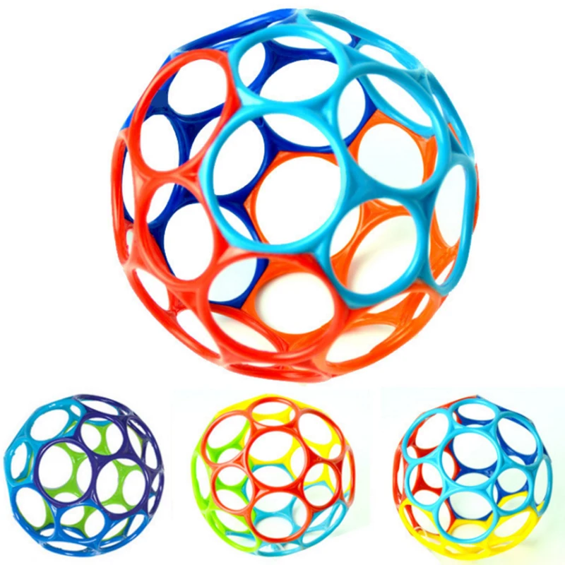 

Rattles Develop Baby Intelligence Grasping Gums Wave Ball Hand Bell Fun Bite Catch Hole Kids Toys For Newborns
