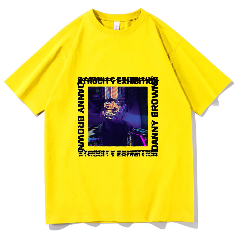 

Danny Brown Tshirt Atrocity Exhibition T-shirt Men Women Hip Hop Style T Shirt Unisex Cotton Short Sleeve Casual Tops Loose Tee