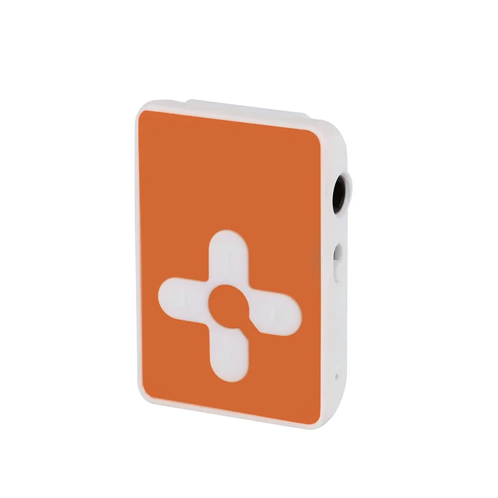 Клипса USB мини Mp3 музыкальный медиаплеер Поддержка 32 ГБ Micro TF карта и головной убор