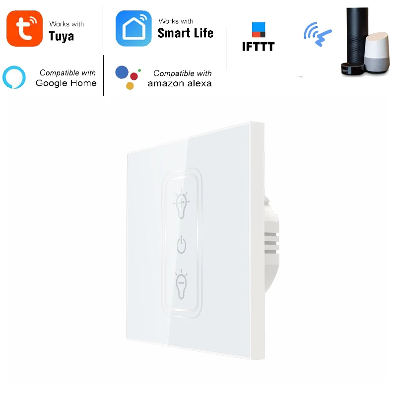 NEO Coolcam WiFi EU Dimmer Switch 1Gang Smart Touch light Switch Bulb Dimmer Work With Alexa Google Assistant IFTTT