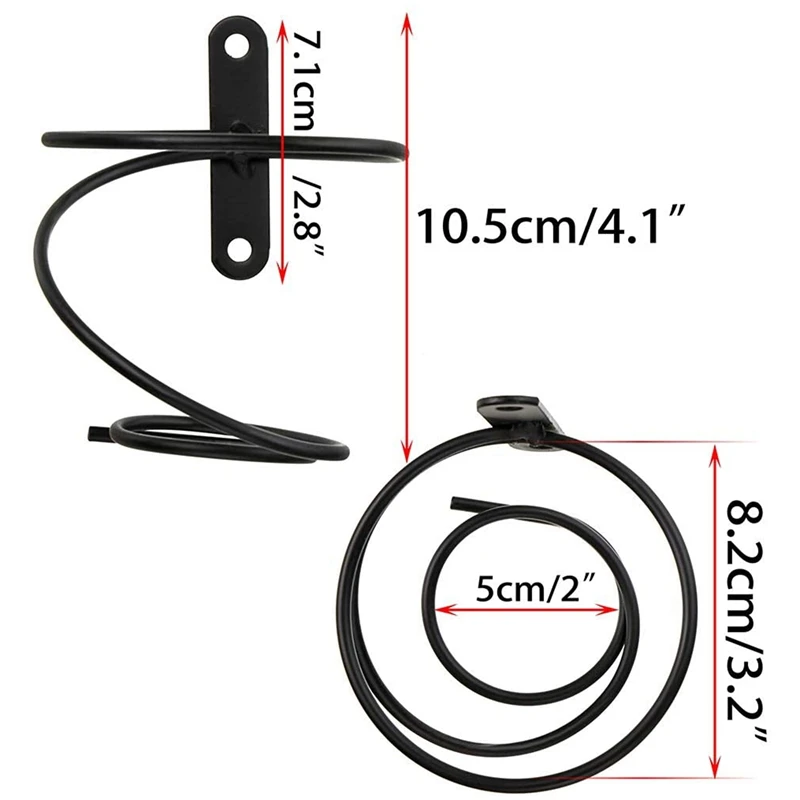 Упаковка из 6 настенных винных стеллажей держатель для показа бутылок красного