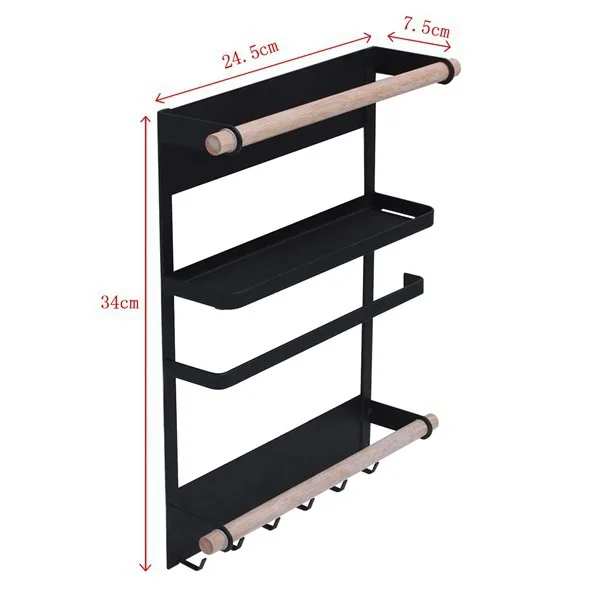 Магнитный органайзер для кухни держатель бумажных полотенец Прочные стойки