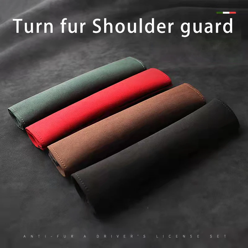 

Car Seat Shoulder Cushion Pad For MINI Cooper BMW F30 F10 F20 E60 E61 E91 G30 X1 X3 X4 Turn Fur Seat Belt Cover Shoulder Strap