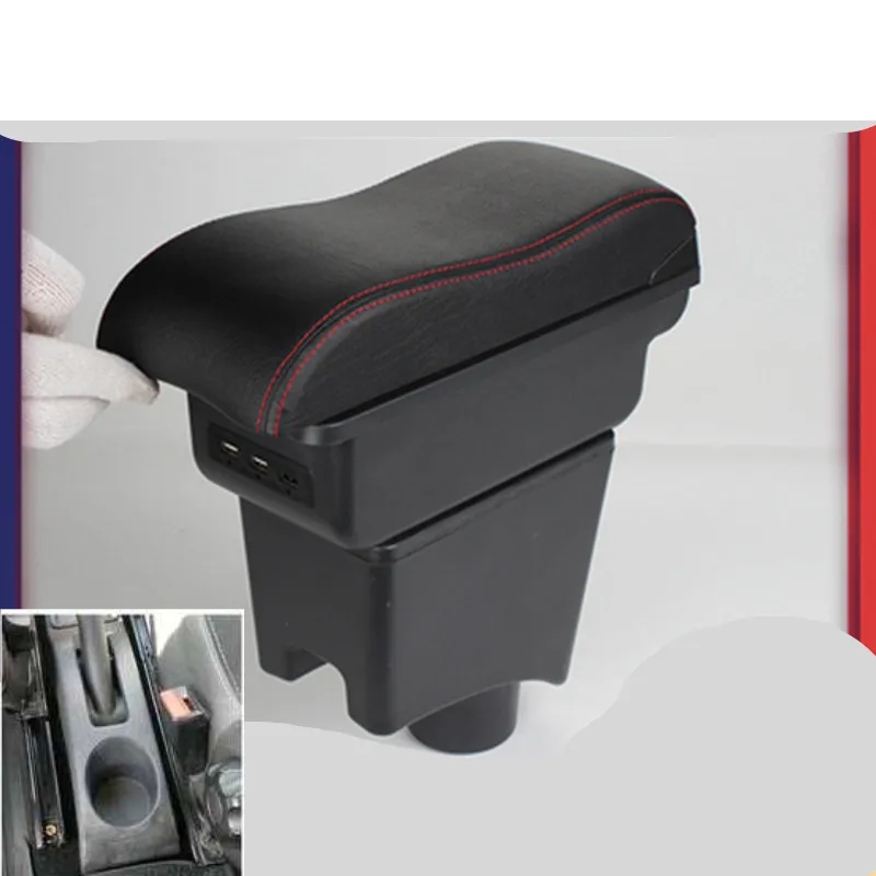 Подлокотник для Renault Dacia Sandero Logan двухслойная пепельница с usb зарядкой увеличение