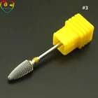 1 шт. розница профессиональная электрическая дрель для дизайна ногтей из карбида золота аксессуары пилка из вольфрамовой стали очень тонкая