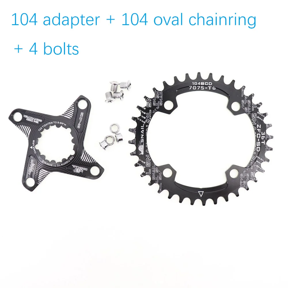 Snail овальная Звездочка 6 мм офсетный GXP XX1 Eagle X01 GX X1 X0 X9 для sram DM 32T 34T 36 38 Прямой