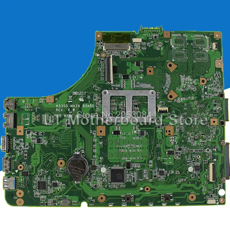 

Laptop Motherboard For Asus K53E Onboard I3 K53SD 6.0 System Board Main Board Mainboard Card Logic Board Tested Well S-4