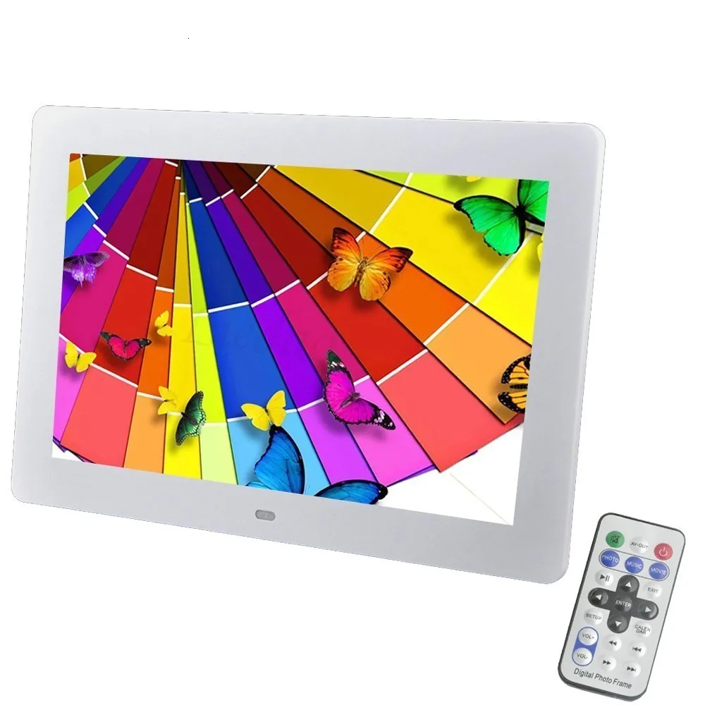 10 дюймов TFT Экран светодиодный Подсветка HD 1024*600 цифровая фоторамка электронный альбом для фотографий музыки MP3 MP4 порта Retrato цифровой