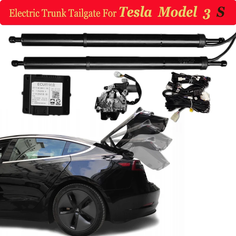

Специальный автомобильный Электрический багажник для задней двери Tesla Model 3 S APP, модифицированный автоматический подъемник, контроль скорос...