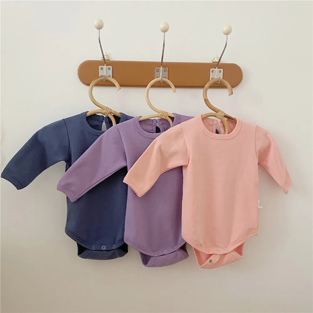 

MILANCEL 2020 Одежда для новорожденных осенняя одежда для маленьких мальчиков короткое боди для маленьких девочек цельное детское боди