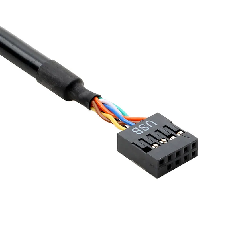 Гибкий материал USB3.0 20Pin Male& Female To USB2.0 9Pin материнская плата мужской и женский кабель использование для cd-rom гибких дисков панели