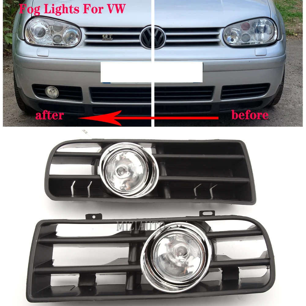 2 шт. Галогенные Противотуманные светильник для VW Golf 4 MK4 1998-2004 | Автомобили и