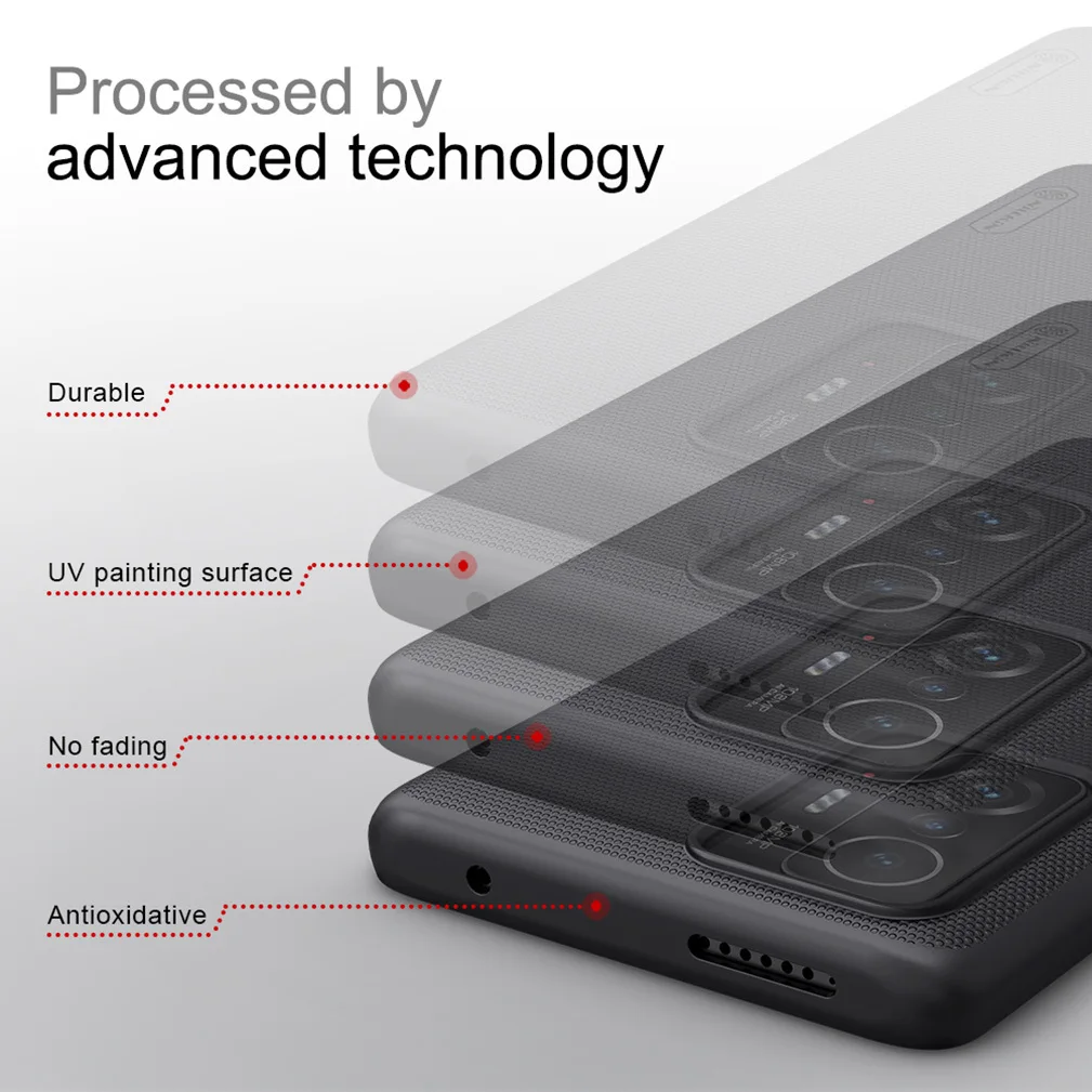 Чехол NILLKIN для Xiaomi 11T Pro /Mi суперматовый чехол с защитой от отпечатков пальцев