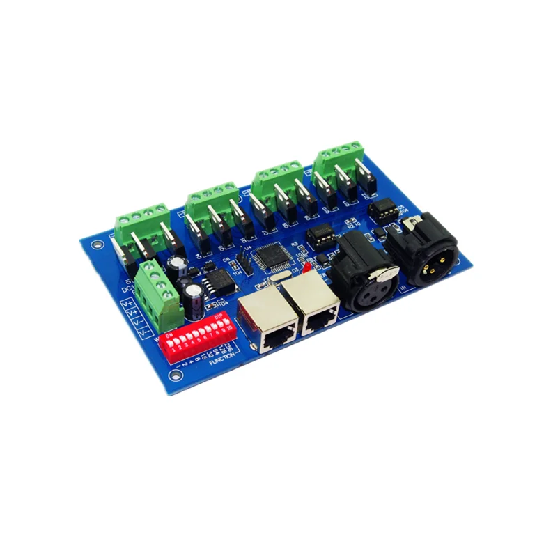 Плата контроллера DMX512 для светодиодных ламп 5 в постоянного тока 12 В 24 36 3 канала 4 6
