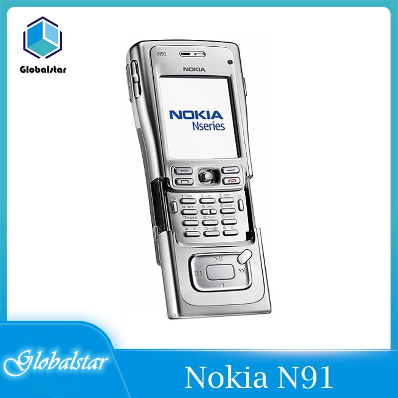 nokia n91 refurbished original nokia n91 8gb 4gb mobile phone unlocked 3g wifi arabic russian language refurbished free global shipping