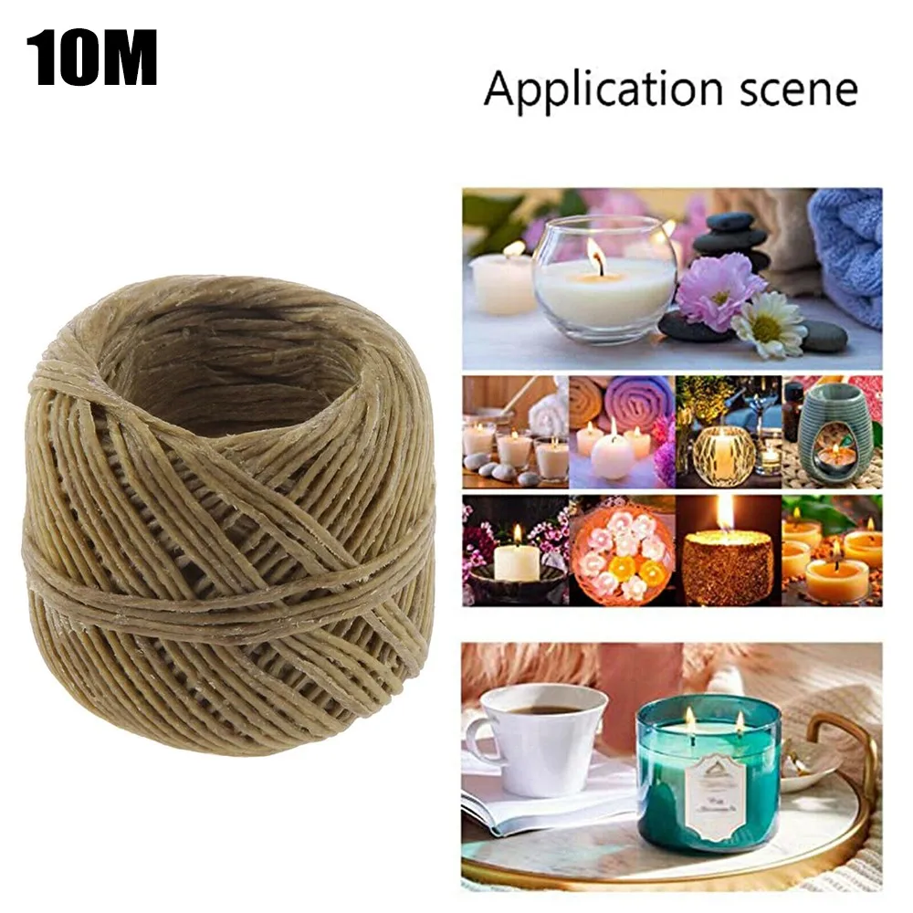 100% органические наконечники фитили 33 фута натуральный пчелиный воск с хорошо