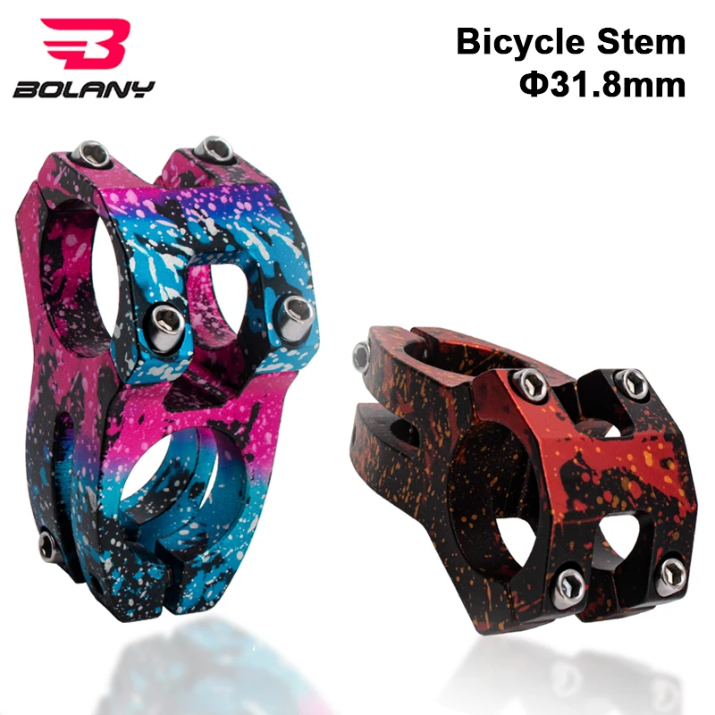 Bolany Bicycle Stem 7075 Aluminum Alloy CNC Seat Tube 28.6 Steerer For 31.8mm MTB Road Bike Handlebar Accessories |