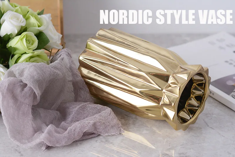 Декоративная керамическая ваза для дома современный минималистичный декор из