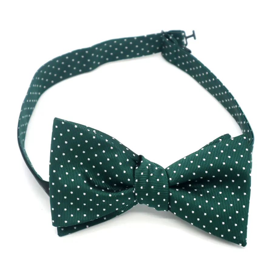 Женский шёлковый галстук бабочка в полоску|handkerchief set|wedding bow tiebow tie |