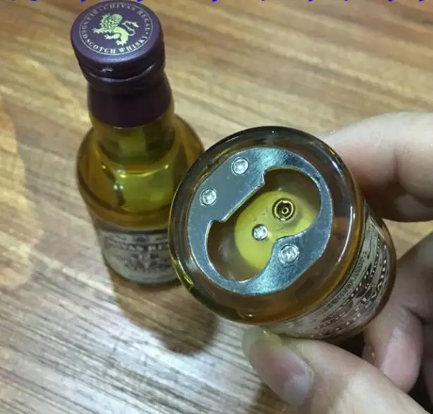 Новинка 2в1 зажигалка Wiskey открывалка для бутылок ветрозащитная и многоразовая