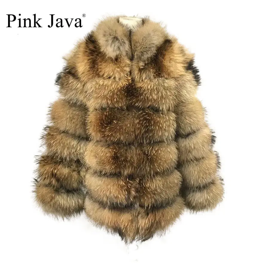 Женское меховое пальто Ppink java QC19118 искусственное модное женское | Женская одежда