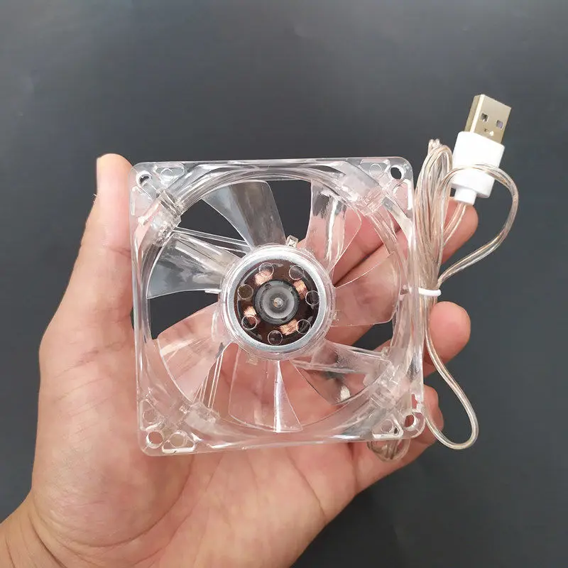 Охлаждающий вентилятор для хомяка акриловый фонарь маленький Электрический