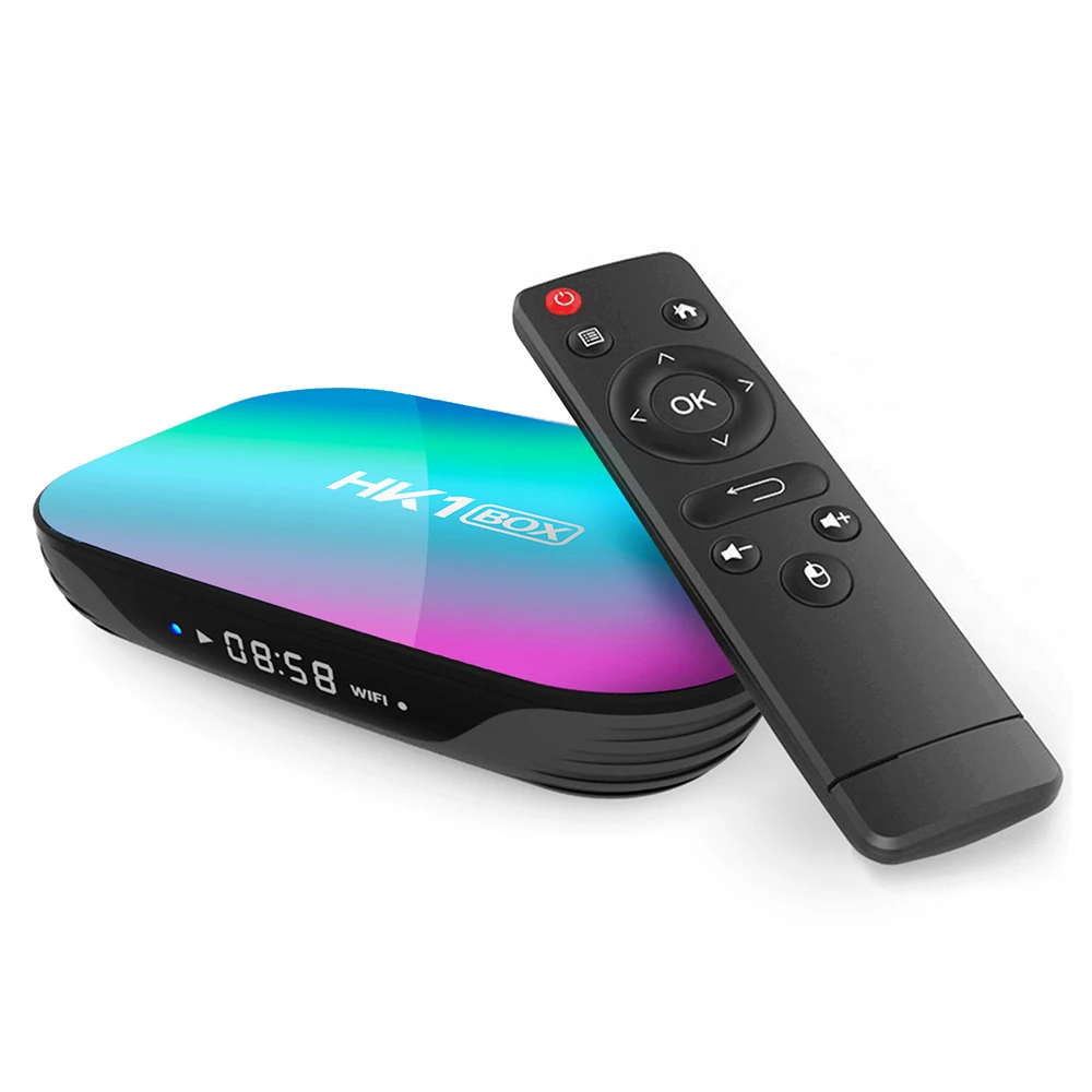 

Smart TV BOX Android 9.0 HK1BOX 8K 1080P Amlogic S905X3 8K Quad Core 2.4/5G BT Support Voice Remote Media Player