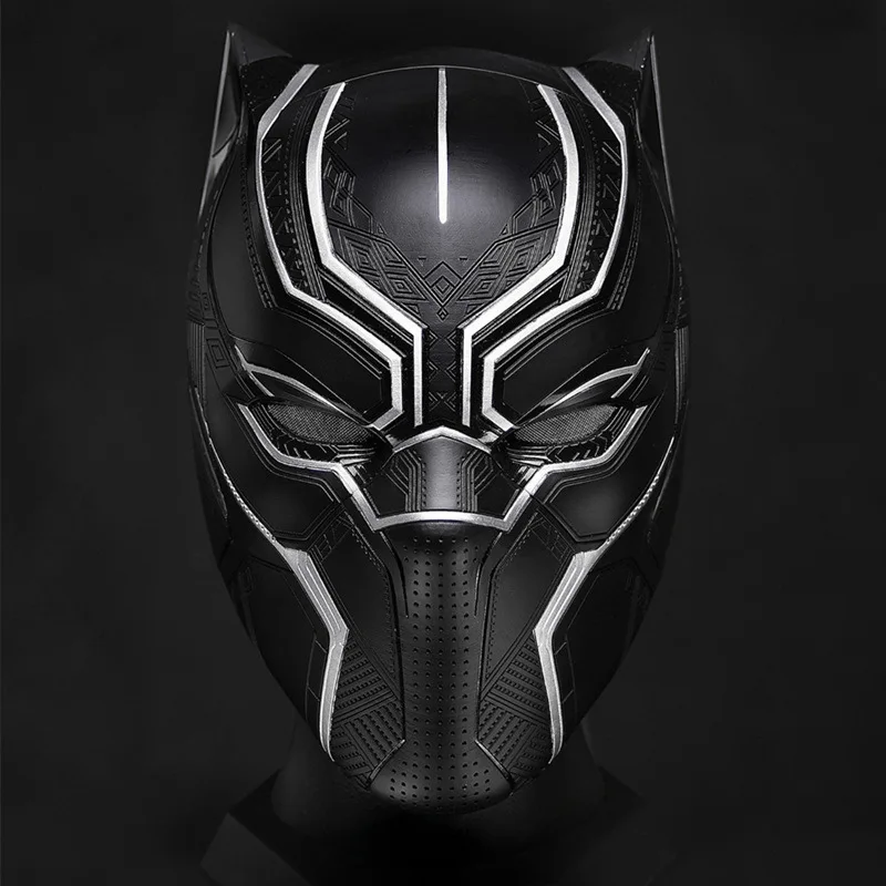 

Disney Avengers Black Panther Helmet Cool Hand-made Collection Model Ornaments Wearable Helmet Collection Toys