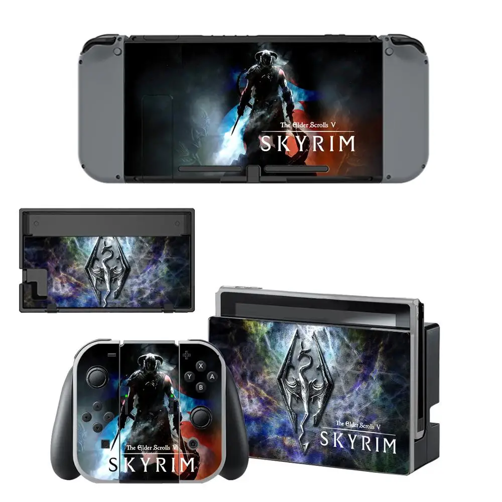 Elder Scrolls V: Skyrim nintendo переключатель виниловое покрытие наклейка для switch полный