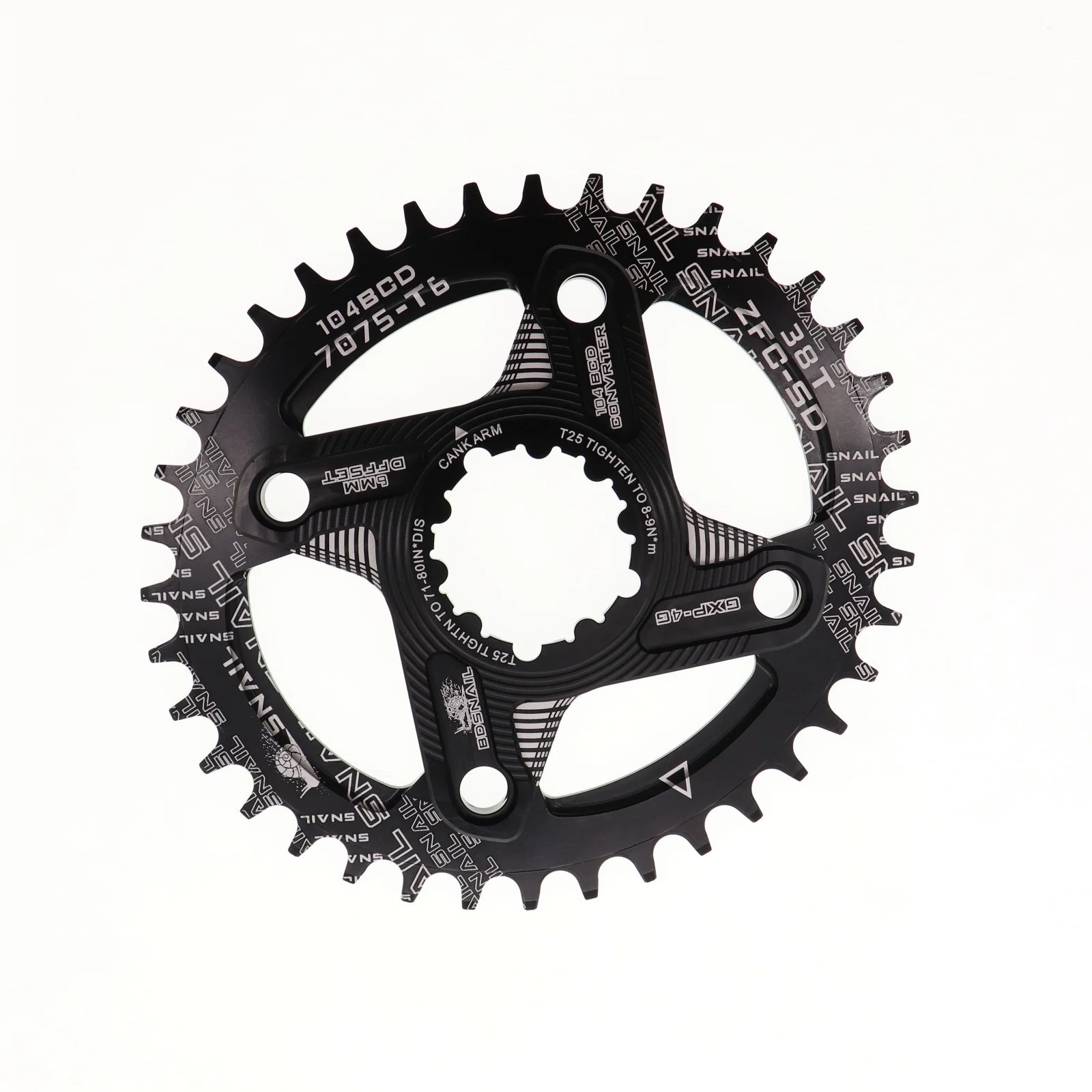 Улитка овальная Звездочка 6 мм офсетная XX1 Eagle X01 GX X1 X0 X9 для sram gxp DM 30T 32T 34T 36 38 MTB дорожный велосипед с прямым креплением
