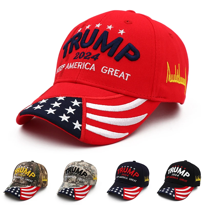 Новинка кепка с Дональдом Трампом 2024 американская бейсбольная для мужчин