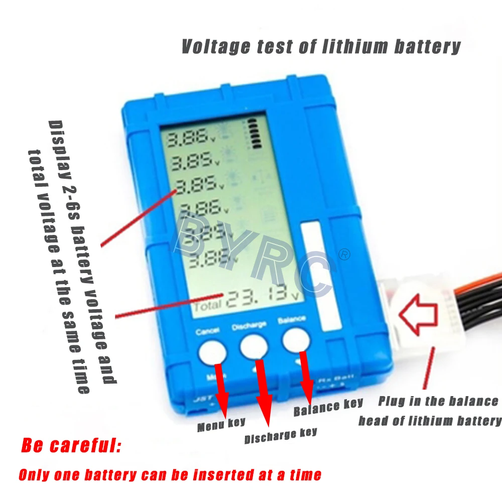 AOKoda 150 Вт 3 в 1 RC 2s-6s Lipo Li-Fe Battery Balance LCD + измеритель напряжения разрядник | Игрушки и