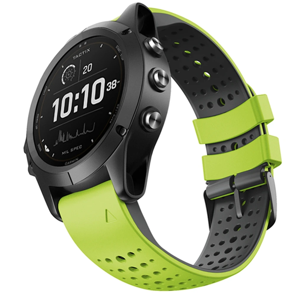 Ремешок силиконовый для наручных часов Garmin Fenix 5 5X 3 HR 945 6 6X|Смарт-аксессуары| |
