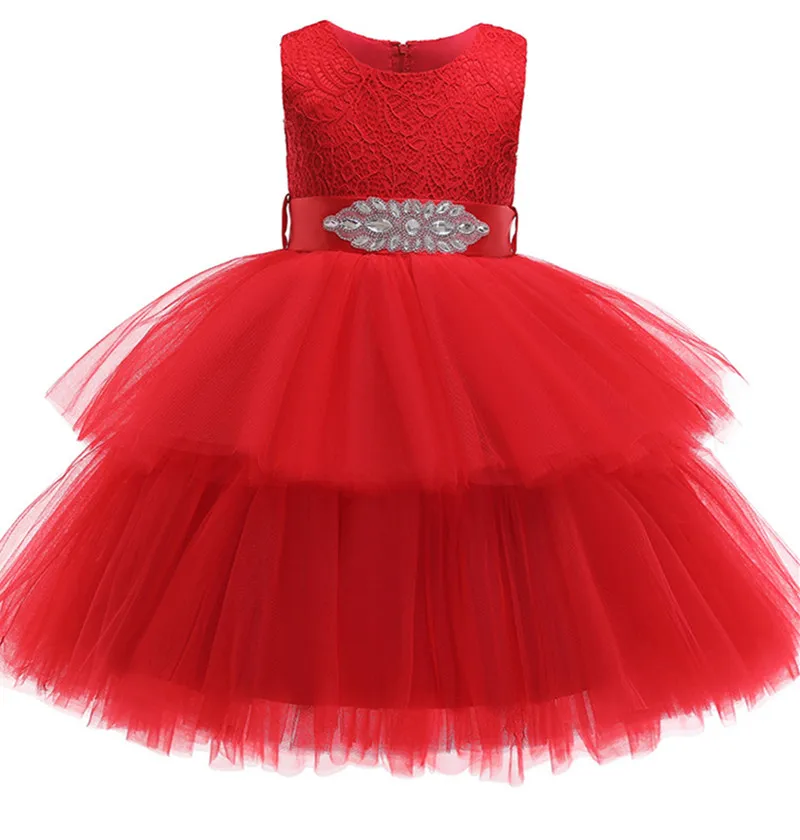 2022 летнее платье принцессы для девочек платья свадьбы и дня рождения элегантное