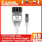 OBD2 сканер V15.00.028 MINI VCI интерфейс для TOYOTA TIS Techstream MINI VCI FT232RL чип J2534 OBD2 Диагностический кабель инструменты