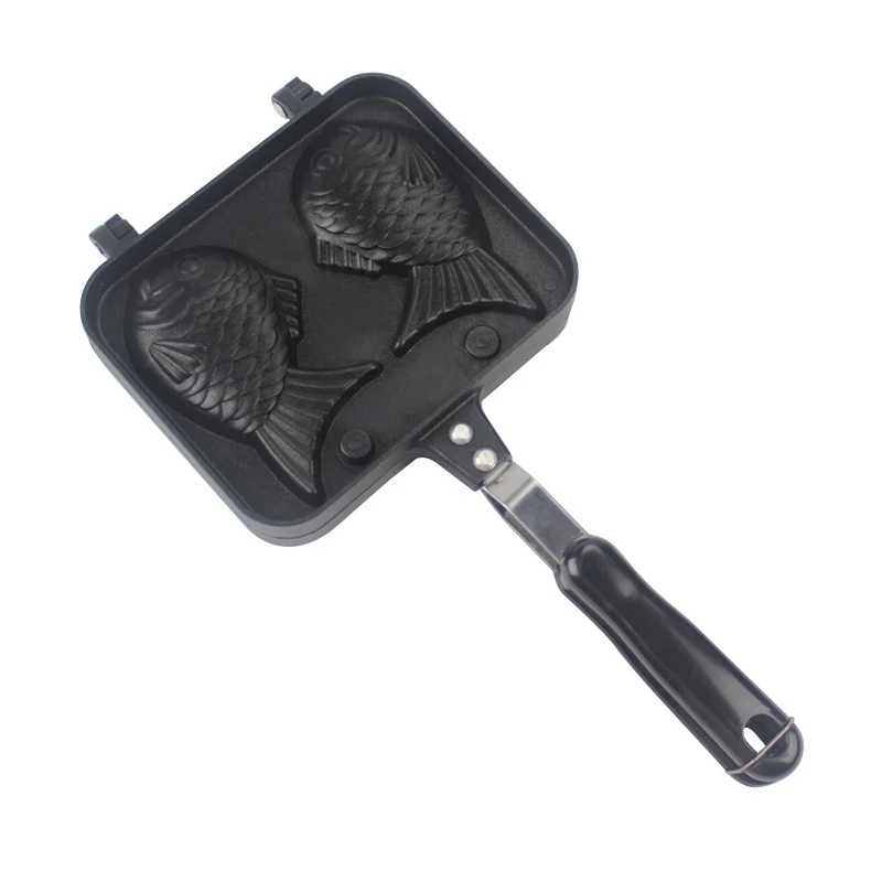 

Non-stick Taiyaki Fish Shaped Waffle Pan Maker Buscuit Home Pan Plate High quality convenient and practical Best Product