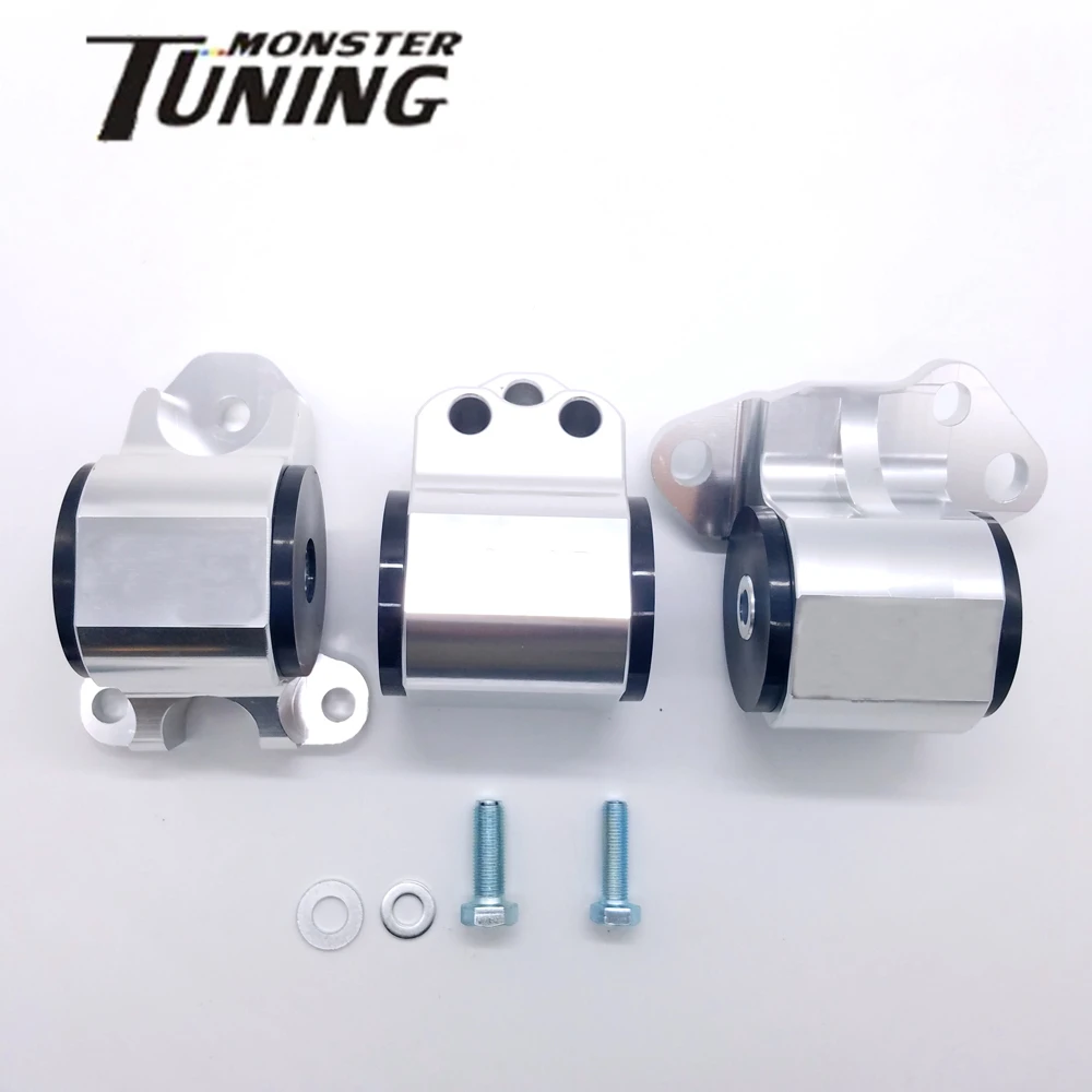 Комплект для замены двигателя из алюминиевого серебра с 3 болтами HONDA CIVIC DC D15 D16 B16