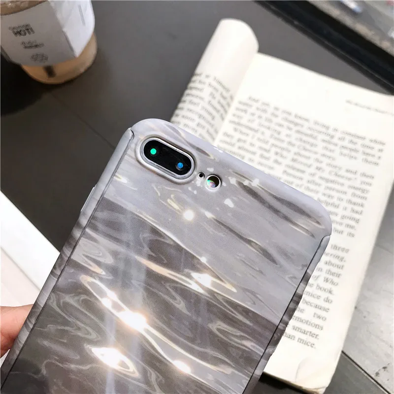 Модный чехол для телефона Sunshine Wave с полным покрытием на 360 градусов iPhone 11 Pro Max 6 6S 7 8