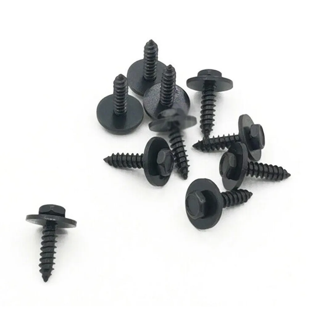 

Accessories Clip Black Fixed Bolts Bumper Car Engine Shield Metal Parts Screws