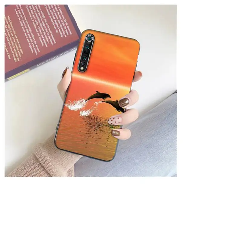 

LJHYDFCNB Dolphin Shape Phone Case For Xiaomi 8 9 Se 10 10pro Note 2 3 10 MIX2 S MAX2 3 F1 5X