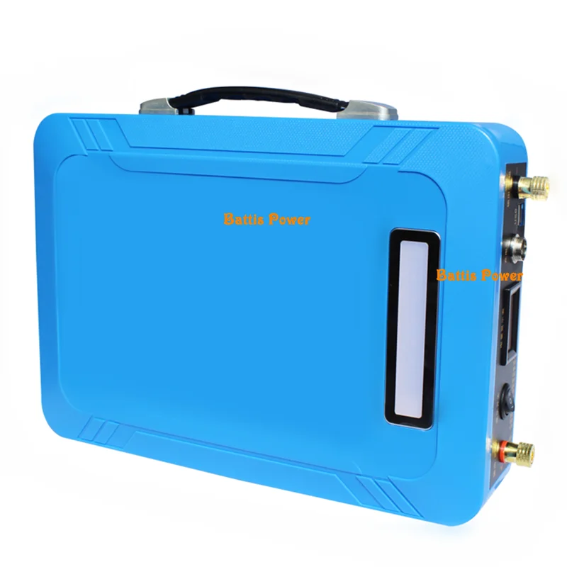 12V 60AH литий-ионный аккумулятор с USB ручка Напряжение дисплей для детей возрастом