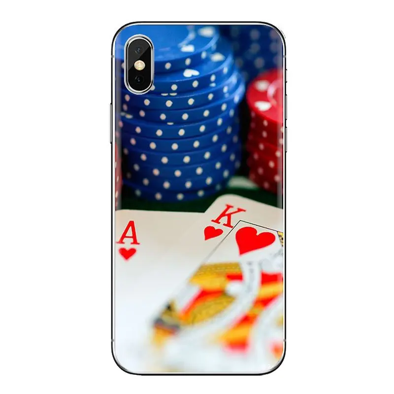 Для LG G3 G4 мини G5 G6 G7 Q6 Q7 Q8 Q9 V10 V20 V30 X Мощность 2 3 K10 K4 K8 2017 для игры в покер пара Kings ТПУ