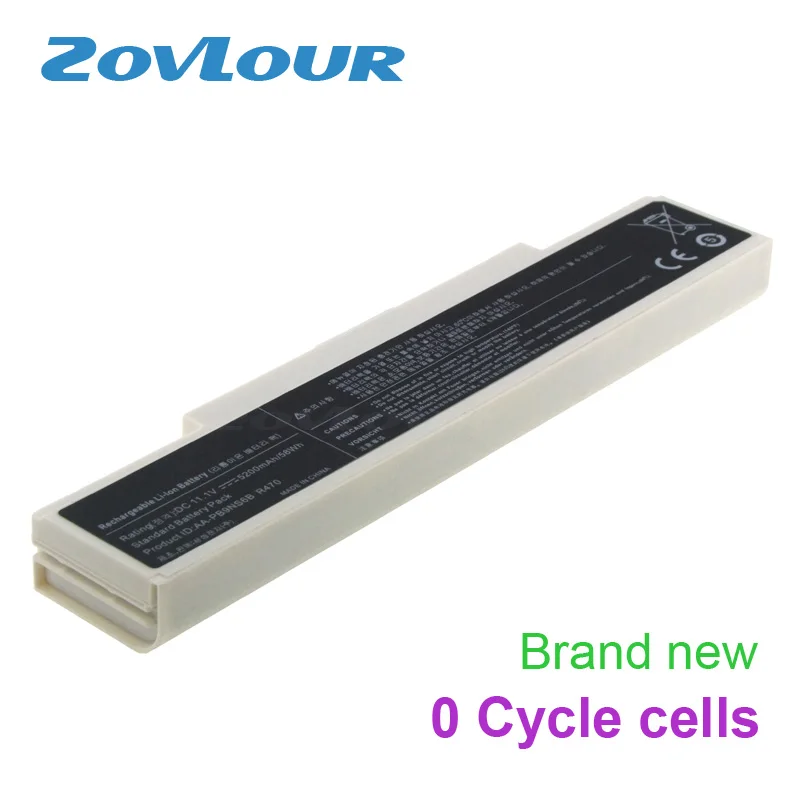 White laptop battery AA-PL9NC6W AA-PB9NS6W for Samsung R505 R507 R508 R510 R517 R518 R519 R520 R522 R523 R538 R540 R560 R580 | Компьютеры