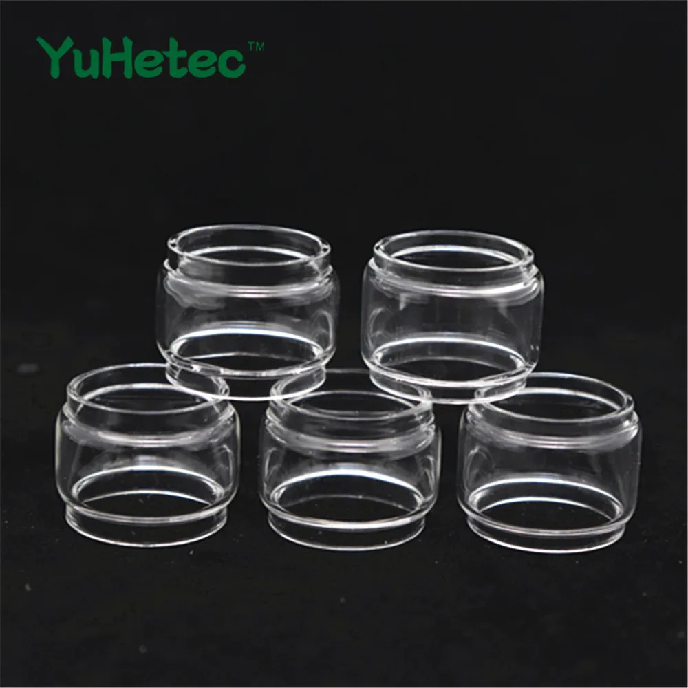 

YUHETEC 5pcs bubble glass tube for VOOPOO UFORCE T1 T2 T3 TANK BUBBLE Glass tank
