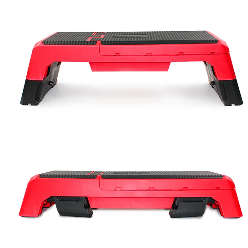 Аэробика Шаговая платформа Фитнес Степпер и педаль Регулируемая скамья для гантелей Многофункциональный домашний тренажер Высота 21 и 35 см.