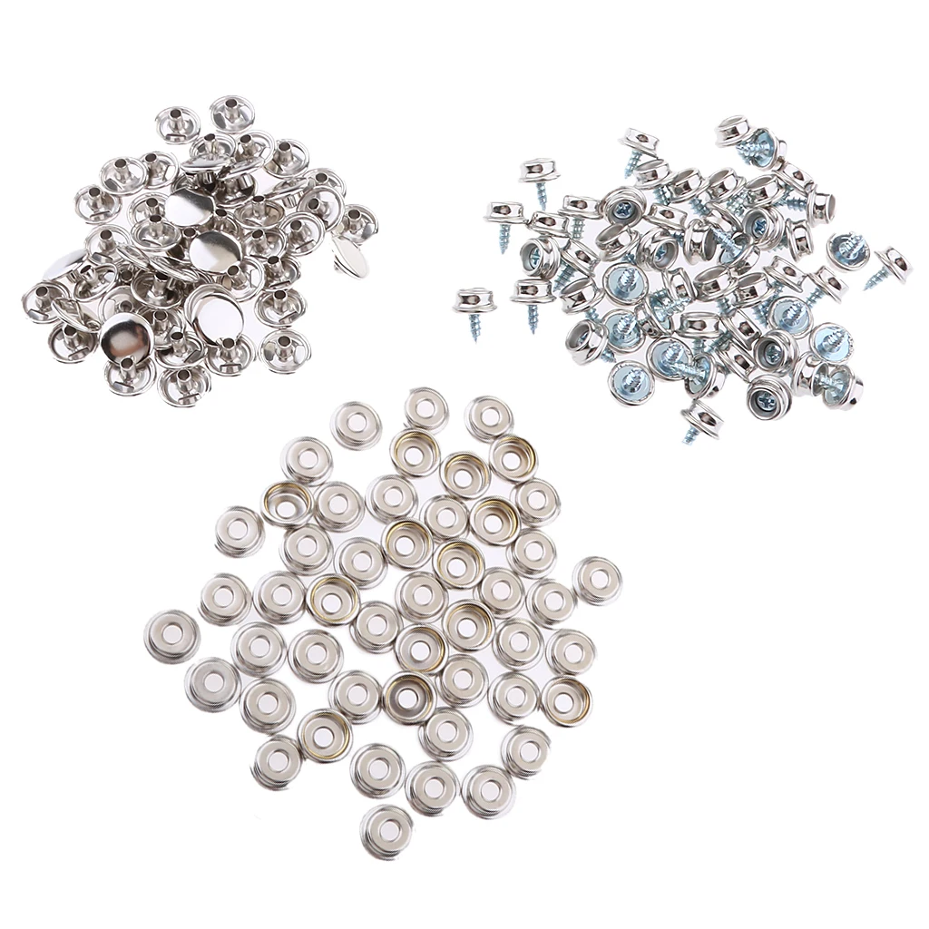 Набор винтовых защелок из нержавеющей стали 3/8 &quotдля мебели парусиновые